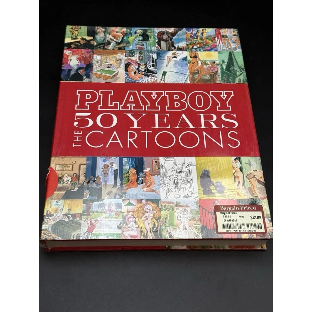 Playboy‎ 50 Years The Cartoons Book 2004 Hardcover, Sealed